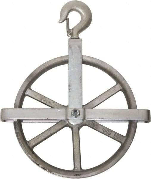 Value Collection - Blocks & Pulleys Type: Swivel Hook Block Rope Type: Fibrous - Exact Tool & Supply