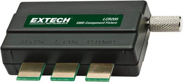 Extech - Black Electrical Test Equipment Component Fixture - Use with LCR200 LCR Meters - Exact Tool & Supply