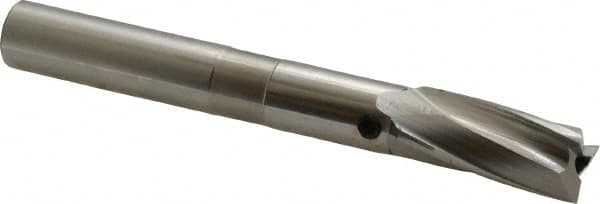 Cleveland - 9/16" Diam, 1/2" Shank, Diam, 3 Flutes, Straight Shank, Interchangeable Pilot Counterbore - Exact Tool & Supply