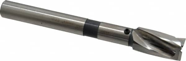 Cleveland - 11/16" Diam, 1/2" Shank, Diam, 3 Flutes, Straight Shank, Interchangeable Pilot Counterbore - Exact Tool & Supply