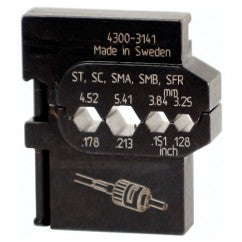 DIE SET FOR FIBER OPTIC CONNECTORS - Exact Tool & Supply