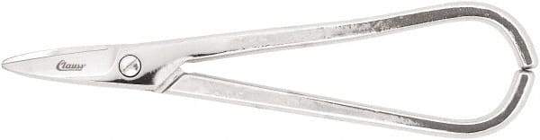 Clauss - 1" Length of Cut, Left Pattern Light Metal Snip - 7" OAL - Exact Tool & Supply