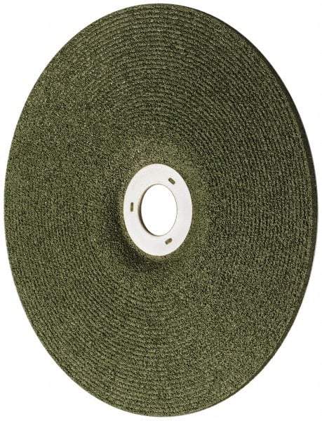 3M - 36 Grit, 7" Wheel Diam, 1/8" Wheel Thickness, 7/8" Arbor Hole, Type 27 Depressed Center Wheel - Ceramic, 8,500 Max RPM, Compatible with Angle Grinder - Exact Tool & Supply
