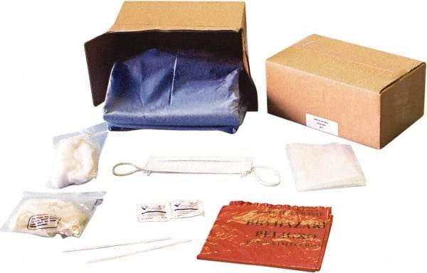 Ability One - 9 Piece, 1 Person, Body Fluid Clean-Up First Aid Kit - Nylon Case - Exact Tool & Supply