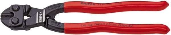Knipex - 8" OAL, 13/64" Capacity, Bolt Cutter Pliers - Wire Cutter Pliers - Exact Tool & Supply