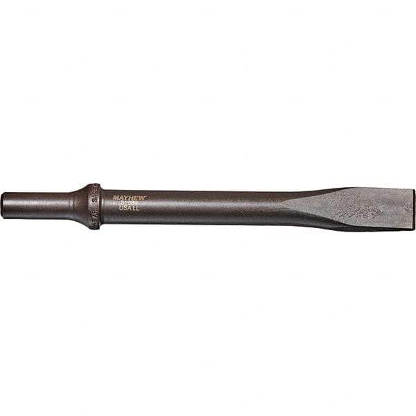 Mayhew - 3/4" Head Width, 7-1/2" OAL, Cold Chisel - Round Drive, Round Shank, Steel - Exact Tool & Supply