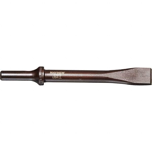 Mayhew - 1" Head Width, 8" OAL, Cold Chisel - Round Drive, Round Shank, Steel - Exact Tool & Supply