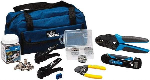 Ideal - Compression & Crimp Kit - For Use with Compression Connectors, Crimp Connectors - Exact Tool & Supply