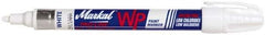 Markal - White Paint Marker - Bullet Tip - Exact Tool & Supply