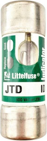 Littelfuse - 300 VDC, 600 VAC, 4 Amp, Time Delay General Purpose Fuse - 2-1/4" OAL, 20 at DC, 200/300 at AC kA Rating, 13/16" Diam - Exact Tool & Supply
