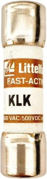 Value Collection - 600 VAC, 8 Amp, Fast-Acting Semiconductor/High Speed Fuse - 1-1/2" OAL, 100 at AC kA Rating, 13/32" Diam - Exact Tool & Supply