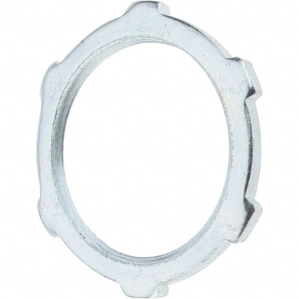 Value Collection - 1" Trade, Steel Threaded Conduit Locknut - Exact Tool & Supply