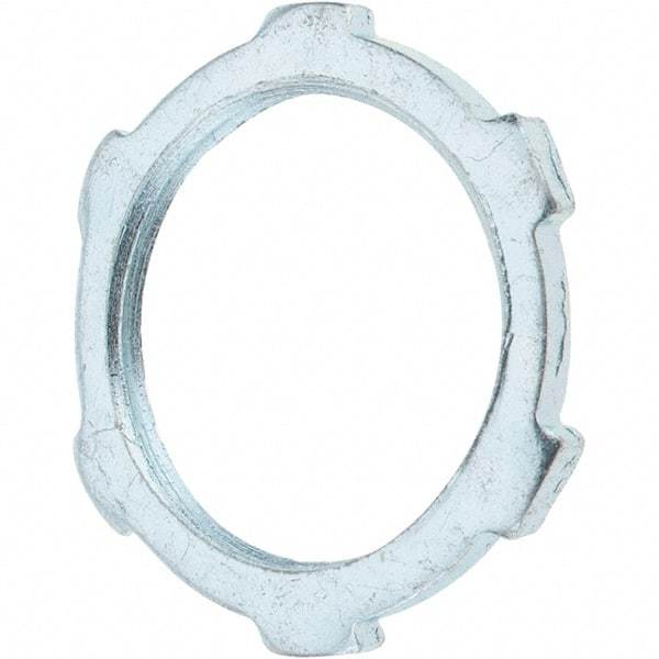 Value Collection - 3/4" Trade, Steel Threaded Conduit Locknut - Exact Tool & Supply