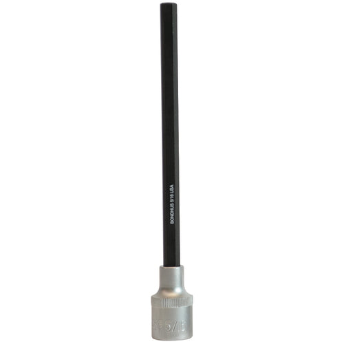5/32X6 HEX BIT W/3/8 DR SOCKET - Exact Tool & Supply