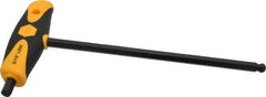 Wiha - 5/16" Hex, T-Handle Cushion Grip, Ball End Hex Key - 200mm OAL, Inch System of Measurement - Exact Tool & Supply