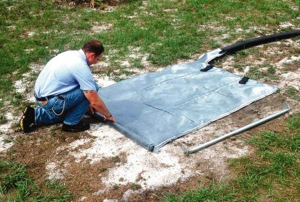 UltraTech - 7 Ft. Long x 5 Ft. Wide, 288 Inch Diameter Dewatering Bag - For Use with Oil and Sediment - Exact Tool & Supply