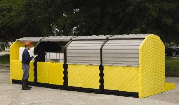 UltraTech - 365 Gallon Sump, IBC Pallet - 136 Inch Long x 64 Inch Wide x 88 Inch High, 4 Totes - Exact Tool & Supply