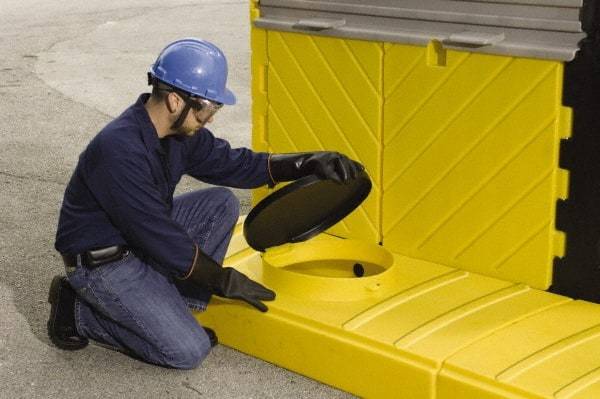 UltraTech - 280 Gallon Sump, IBC Pallet - 68 Inch Long x 64 Inch Wide x 88 Inch High, 2 Totes - Exact Tool & Supply