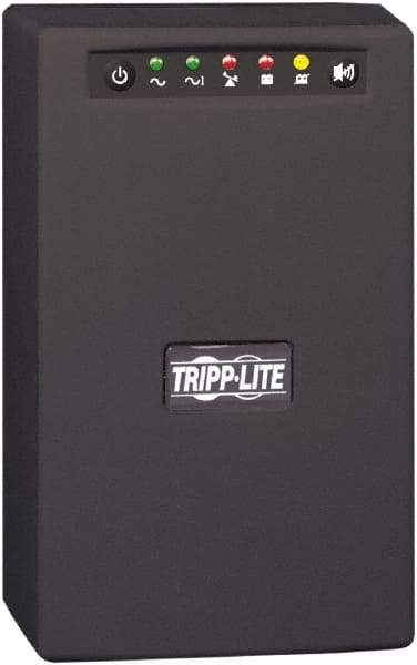 Tripp-Lite - 15 Amp, 1,500 VA, Tower Mount Line Interactive Backup Uninterruptible Power Supply - Backup 3 min with Full Load & 11-1/2 min with Half Load, 230 Volt Input & Output, 940 Watt Output, 1 Phases, 8 Outlets - Exact Tool & Supply