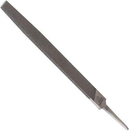 Anglo American - 4" Long, Second Cut, Triangle American-Pattern File - Double Cut, 0.28" Overall Thickness, Tang - Exact Tool & Supply