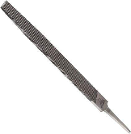 Anglo American - 8" Long, Second Cut, Triangle American-Pattern File - Double Cut, 0.55" Overall Thickness, Tang - Exact Tool & Supply