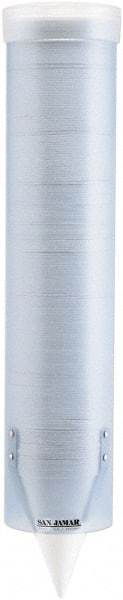 San Jamar - Portable Cooler Vinyl Cup Dispenser - Blue, Compatible with Universal Coolers - Exact Tool & Supply