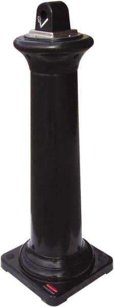 Rubbermaid - Galvanized Steel Cigarette & Cigar Receptacle - 13" Wide x 974.85mm High - Exact Tool & Supply