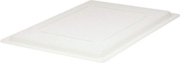 Rubbermaid - 26" Long x 18" Wide, Rectangular Polyethylene Lid - Snap-On, Use with FG350000, FG350100, FG350600, FG350800, FG352800 - Exact Tool & Supply