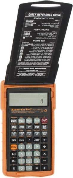 Calculated Industries - 57 Function Machinist Industrial Calculator - 8-1/4 Inch Long x 6 Inch Wide - Exact Tool & Supply