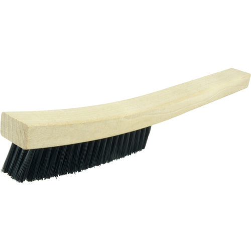 Plater's Brush, Nylon Fill, 4 × 19 Rows - Exact Tool & Supply