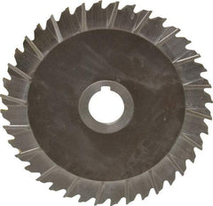 Keo - 6" Blade Diam x 1/8" Blade Thickness, 1" Hole, 40 Teeth, High Speed Steel Side Chip Saw - Staggered Tooth, Arbor Connection, Right Hand Cut, Uncoated - Exact Tool & Supply