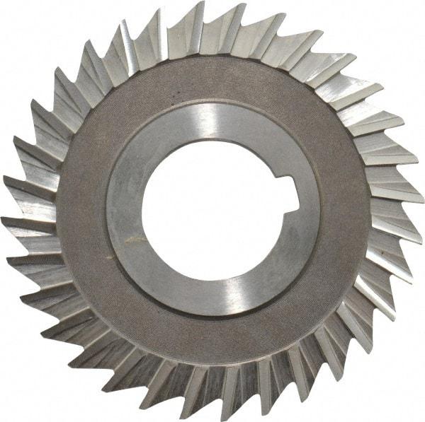 Keo - 3" Blade Diam x 3/32" Blade Thickness, 1" Hole, 32 Teeth, High Speed Steel Side Chip Saw - Straight Tooth, Arbor Connection, Right Hand Cut, Uncoated, with Keyway - Exact Tool & Supply