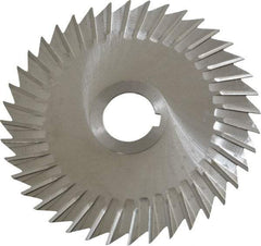 Keo - 5" Blade Diam x 1/16" Blade Thickness, 1" Hole, 40 Teeth, High Speed Steel Side Chip Saw - Straight Tooth, Arbor Connection, Right Hand Cut, Uncoated, with Keyway - Exact Tool & Supply