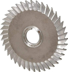 Keo - 5" Blade Diam x 1/8" Blade Thickness, 1" Hole, 40 Teeth, High Speed Steel Side Chip Saw - Straight Tooth, Arbor Connection, Right Hand Cut, Uncoated, with Keyway - Exact Tool & Supply