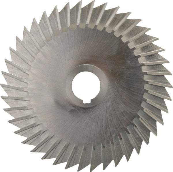 Keo - 6" Blade Diam x 1/16" Blade Thickness, 1" Hole, 42 Teeth, High Speed Steel Side Chip Saw - Straight Tooth, Arbor Connection, Right Hand Cut, Uncoated, with Keyway - Exact Tool & Supply