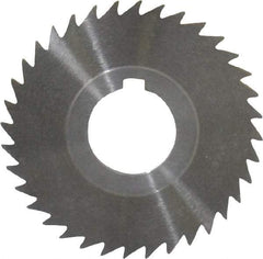 Keo - 3" Diam x 3/64" Blade Thickness x 1" Arbor Hole Diam, 36 Tooth Slitting and Slotting Saw - Arbor Connection, Right Hand, Uncoated, High Speed Steel, 10° Rake, Concave Ground - Exact Tool & Supply