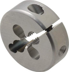 OSG - M4x0.70 Thread, High Speed Steel Round Die - 1/4" Thick, Right Hand Thread, Series 135, Adjustable - Exact Tool & Supply