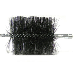 4″ Double Spiral Flue Brush, .012 Steel Fill - Exact Tool & Supply