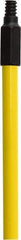 O-Cedar - 60 x 1" Fiberglass Squeegee Handle - Threaded Connection, Yellow - Exact Tool & Supply