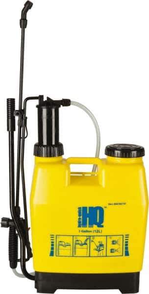 Value Collection - 3 Gal Garden Backpack Sprayer - Polyethylene Tank, Reinforced Hose - Exact Tool & Supply
