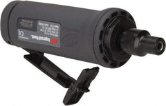 Ingersoll-Rand - 1/4" Collet, Straight Handle, Angle Air Die Grinder - 20,000 RPM, Dual Capable Exhaust, 19 CFM, 0.4 hp, 1/4 NPT - Exact Tool & Supply