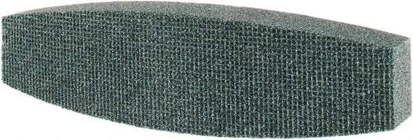 Tru-Maxx - 46 Grit Silicon Carbide Boat (Shape) Polishing Stone - Coarse Grade, 2-1/2" Wide x 9" Long x 1-1/2" Thick - Exact Tool & Supply