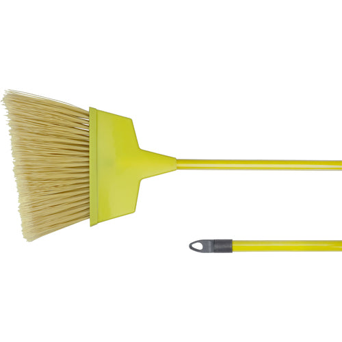 7 1/2' Plastic Angled Upright - Broom With Handle - Exact Tool & Supply