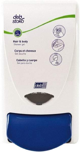 SC Johnson Professional - 1 L Gel Shower Soap Dispenser - Plastic, Wall Mounted, White - Exact Tool & Supply