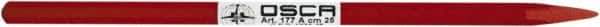 Osca - 10" OAL x 13/32" Blade Width Electrician's Chisel - Chrome Vanadium Steel Handle - Exact Tool & Supply