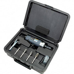 Ingersoll-Rand - 1/4" Collet, Straight Handle, Air Straight Die Grinder - 25,000 RPM, Rear Exhaust, 7 CFM, 0.33 hp - Exact Tool & Supply