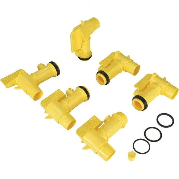 Vestil - 2" NPT Plastic Adjustable Drum Faucet - 9" Long Extension - Exact Tool & Supply