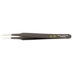 2A SA FLAT ROUND TWEEZERS - Exact Tool & Supply