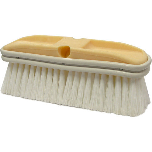 9 1/2″ × 2 3/4″ - Flagged White Polystyrene Truck Wash Industrial Hand Brush - Exact Tool & Supply