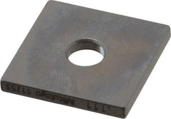 Mitutoyo - 0.111" Square Steel Gage Block - Accuracy Grade 0, Includes Certificate of Inspection - Exact Tool & Supply